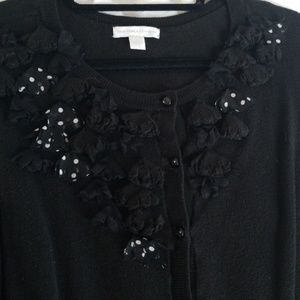 New York & Co. Black Cardigan Size Large